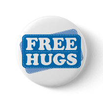 Free Hugs - Blue buttons