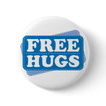 Free Hugs - Blue buttons