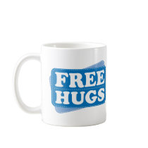 Free Hugs - Blue Coffee Mug