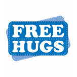 Free Hugs - Blue Tee Shirt