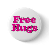 Free Hugs Pinback Button