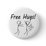 Free Hugs Pin
