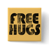 Free Hugs Pinback Button