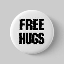 FREE HUGS buttons