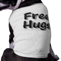Free Hugs Dog T-Shirt pet clothing by StarK8tz Free Hugs Dog T-Shirt pet clothing