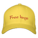 Free hugs embroideredhat
