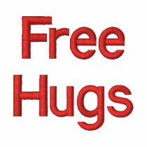 Free Hugs embroidered shirts by FreeHugsTrainer Free Hugs embroidered shirts