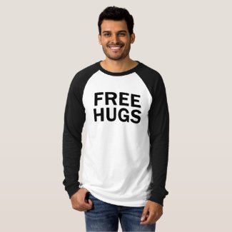 Free Hugs Full Sleeve Raglan - Men's Official