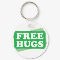 Free Hugs - Green keychains