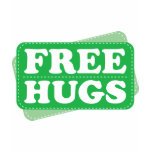 Free Hugs - Green T-shirt