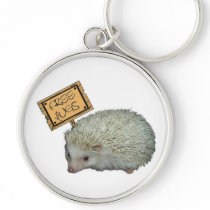 Free Hugs Hedgehog Keychain