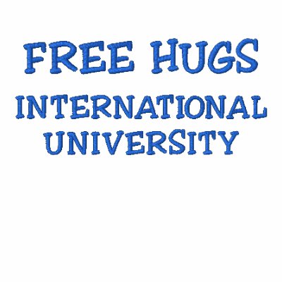 FREE HUGS INTERNATIONAL UNIVERSITY JACKET by FreeHugsTrainer