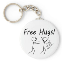 Free Hugs Key Chains