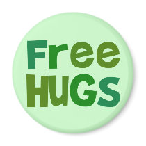 Free Hugs magnets