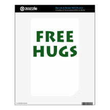 Free Hugs NOOK Color Decals