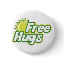 Free Hugs Novelty Button
