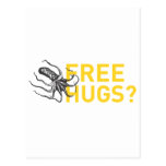 Free hugs octopus post cards