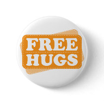 Free Hugs - Orange Pins