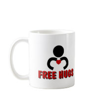 FREE HUGS Pay It Forward mugs