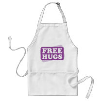 Free Hugs - Purple aprons by visualnewbie Free Hugs - Purple aprons