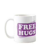 Free Hugs - Purple Coffee Mug