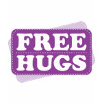 Free Hugs - Purple T-shirt
