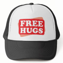Free Hugs - Red Mesh Hat