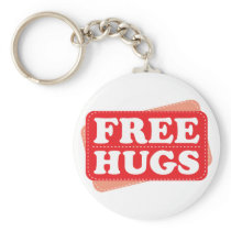 Free Hugs - Red Keychains
