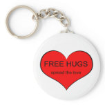 Free Hugs Spread Love keychains