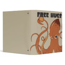 Free Hugs Squid School Binder Folder