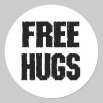 FREE HUGS stickers