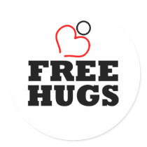 Free Hugs Sticker