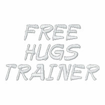 FREE HUGS TRAINER embroidered shirts by FreeHugsTrainer FREE HUGS TRAINER embroidered shirts