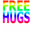 FREE HUGS Women's Rainbow Tank Top t-shirts