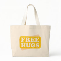 Free Hugs - Yellow Tote Bag