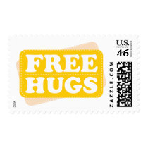 Free Hugs - Yellow Postage