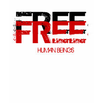 FREE HUMAN BEINGS t-shirts by osgFre FREE HUMAN BEINGS t-shirts