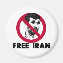 Free Iran - Ahmadinejad Refrigerator Magnet
