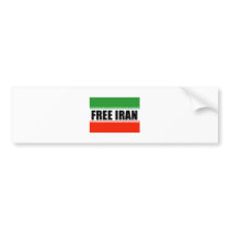 FREE IRAN BUMPER STICKERS