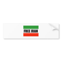 FREE IRAN bumper stickers