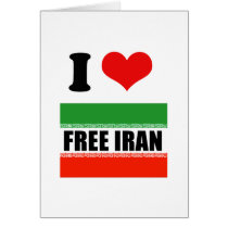 FREE IRAN cards by flagshirts FREE IRAN cards