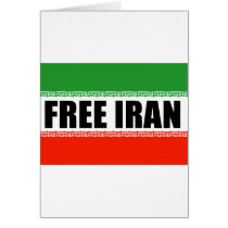 FREE IRAN cards by Politicaltshirts FREE IRAN cards