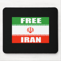 FREE IRAN Flag mousepads by Politicaltshirts FREE IRAN Flag mousepads
