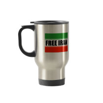 FREE IRAN mugs by Politicaltshirts FREE IRAN mugs