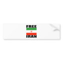 Free Iran T-shirt bumper stickers by FreeIran Free Iran T-shirt bumper stickers