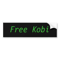 Free Kobi Kobayashi Hot Dog Eating Bumper Sticker