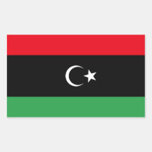 Free Libya Flag Sticker
