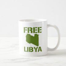 FREE LIBYA (green) Coffee Mug