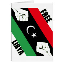 Free Libya Greeting Card