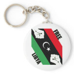Free Libya Key Chains